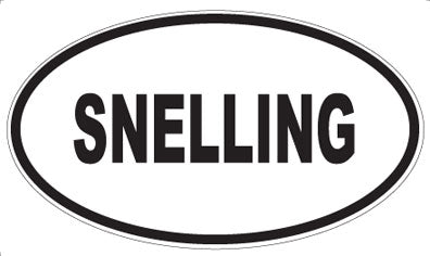 SNELLING - Oval Magnet