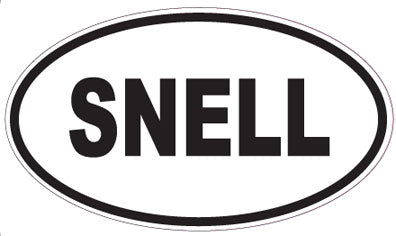 SNELL - Oval Magnet