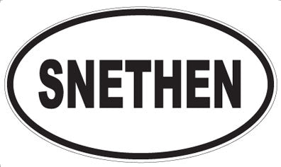 SNETHEN - Oval Magnet