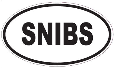 SNIBS - Oval Magnet