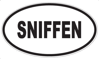 SNIFFEN - Oval Magnet