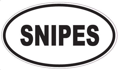 SNIPES - Oval Sticker