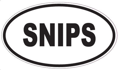 SNIPS - Oval Magnet