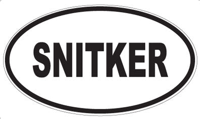SNITKER - Oval Magnet