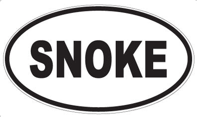 SNOKE - Oval Sticker