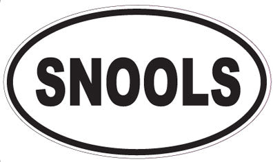 SNOOLS - Oval Sticker