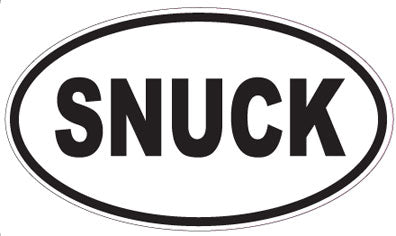 SNUCK - Oval Sticker