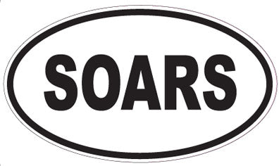 SOARS - Oval Sticker