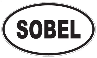 SOBEL - Oval Sticker