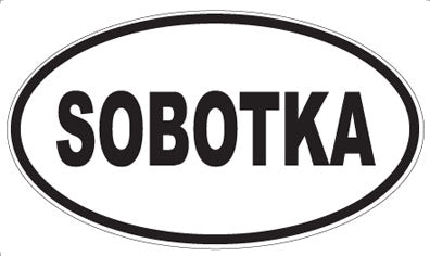 SOBOTKA - Oval Sticker