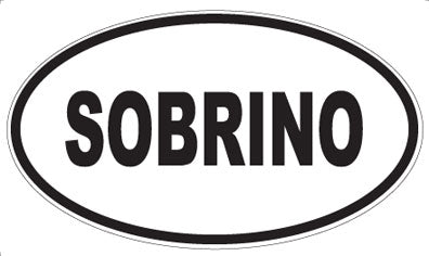 SOBRINO - Oval Magnet