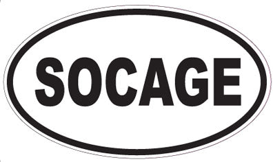 SOCAGE - Oval Sticker