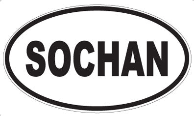 SOCHAN - Oval Magnet
