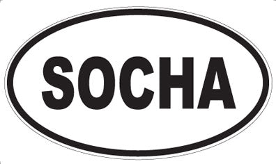 SOCHA - Oval Magnet