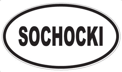 SOCHOCKI - Oval Sticker