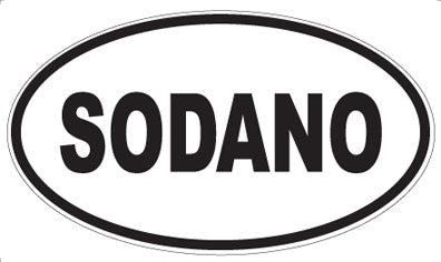 SODANO - Oval Magnet