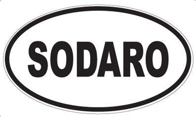 SODARO - Oval Magnet