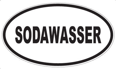 SODAWASSER - Oval Magnet
