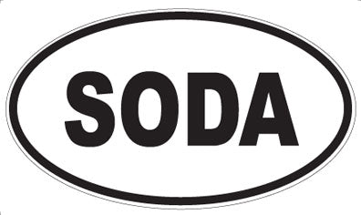 SODA - Oval Magnet
