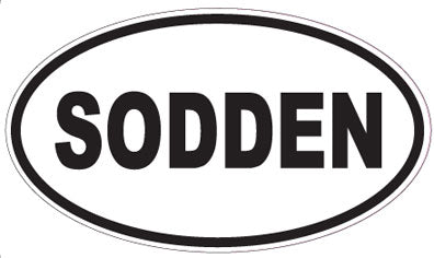 SODDEN - Oval Sticker