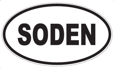 SODEN - Oval Sticker