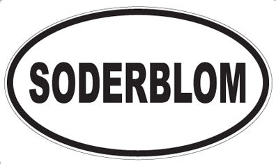 SODERBLOM - Oval Sticker