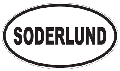 SODERLUND - Oval Magnet