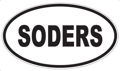 SODERS - Oval Magnet