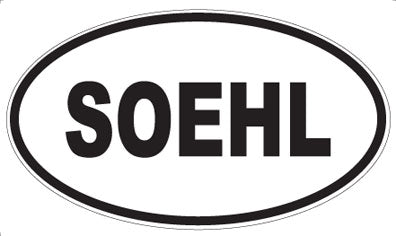 SOEHL - Oval Sticker