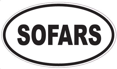SOFARS - Oval Sticker