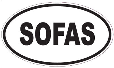 SOFAS - Oval Magnet