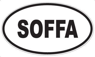 SOFFA - Oval Magnet