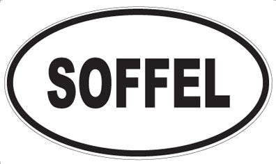 SOFFEL - Oval Sticker