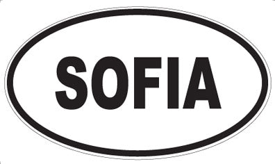 SOFIA - Oval Magnet
