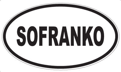 SOFRANKO - Oval Magnet