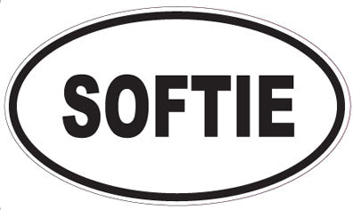 SOFTIE - Oval Sticker