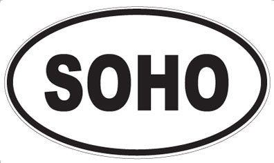 SOHO - Oval Sticker