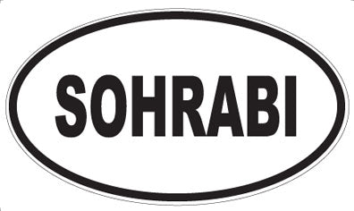 SOHRABI - Oval Magnet