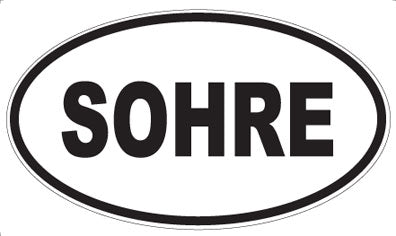 SOHRE - Oval Magnet