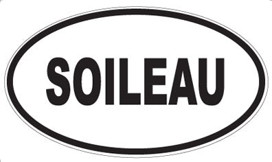 SOILEAU - Oval Sticker