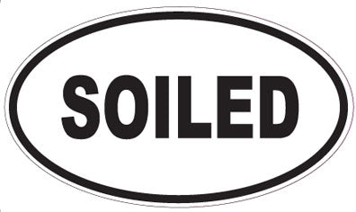 SOILED - Oval Sticker