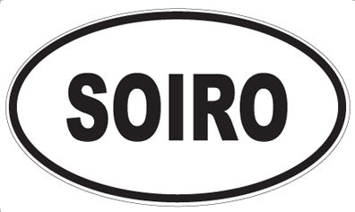 SOIRO - Oval Sticker