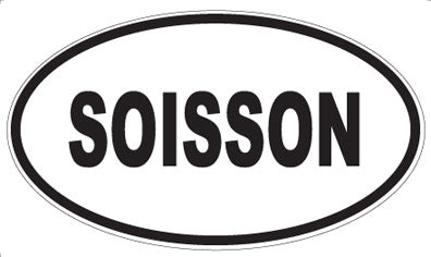 SOISSON - Oval Sticker