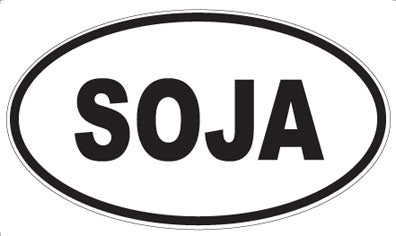 SOJA - Oval Magnet