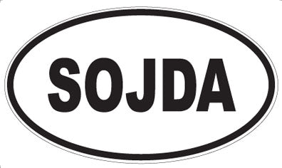 SOJDA - Oval Magnet