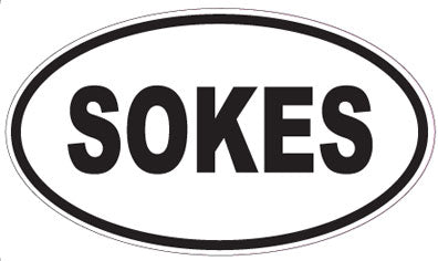 SOKES - Oval Magnet