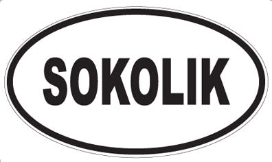 SOKOLIK - Oval Magnet