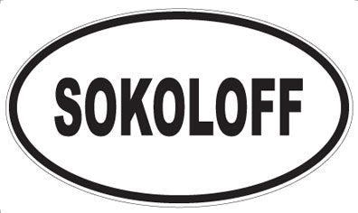 SOKOLOFF - Oval Magnet