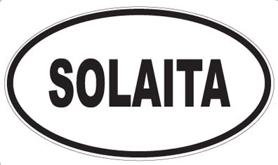 SOLAITA - Oval Magnet