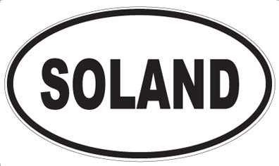 SOLAND - Oval Magnet